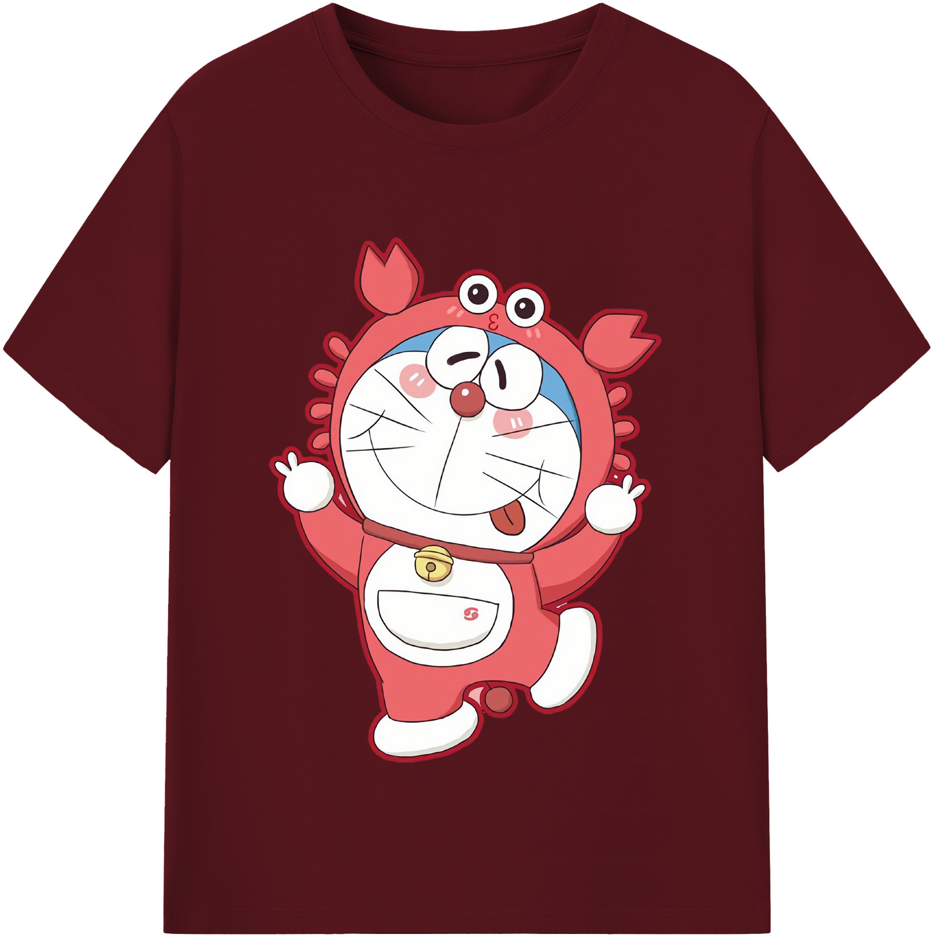 （画像用） ドラえもん Doraemon 綿100％半袖Tシャツ（フロントプリント）